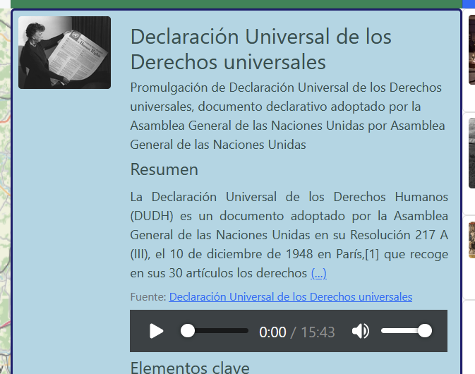 1948 - Declaración universal de los derechos humanos - audio